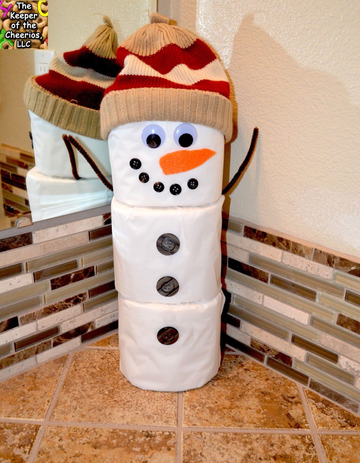 How-to Craft a Toilet Paper Roll Snowman
