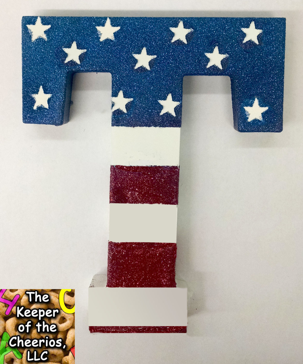 PATRIOTIC MONOGRAM LETTER