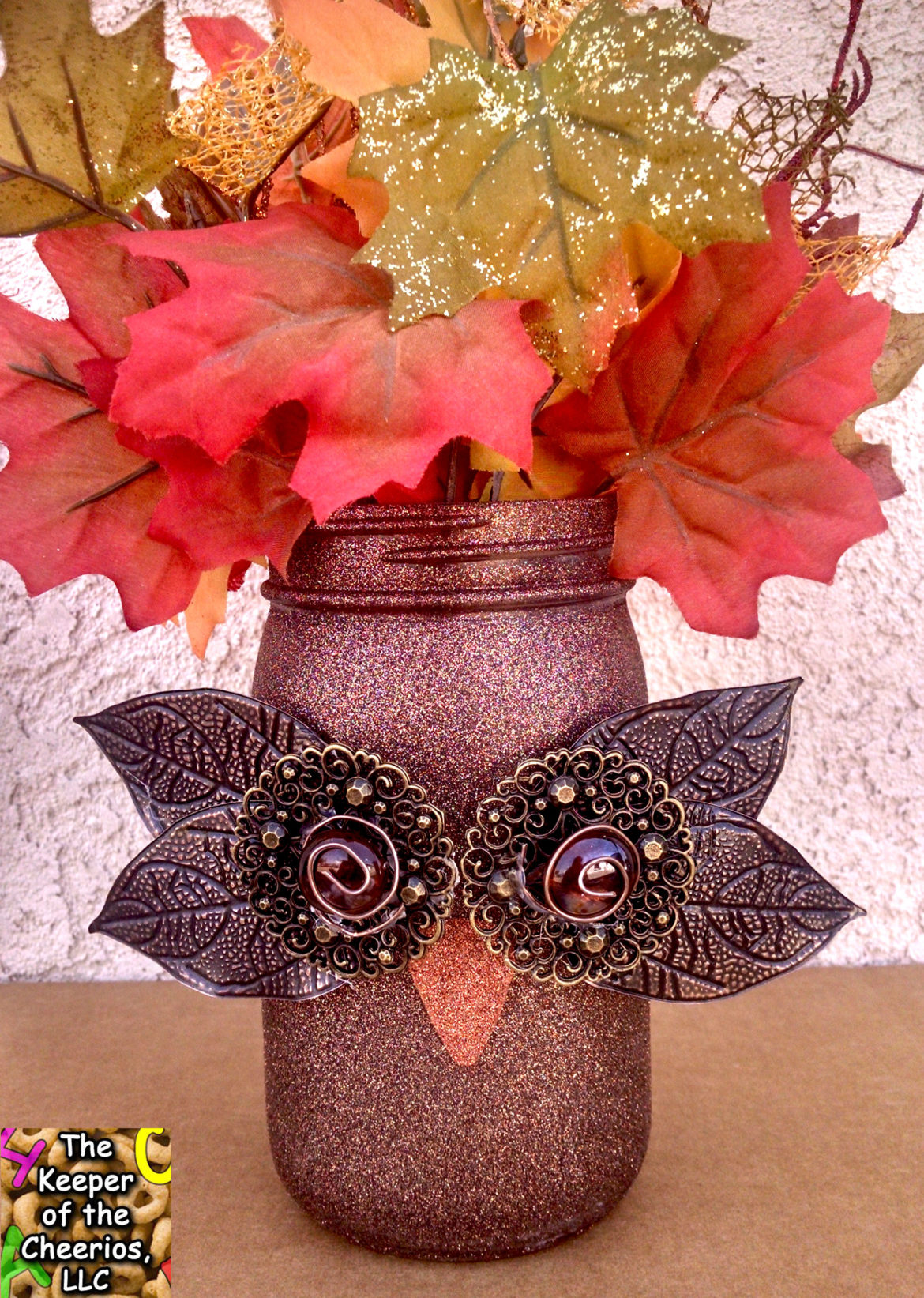 owl mason jar