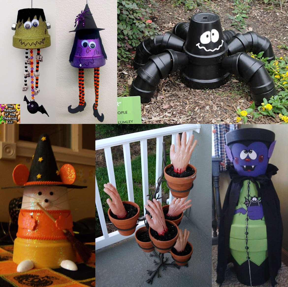 CLAY POTS HALLOWEEN