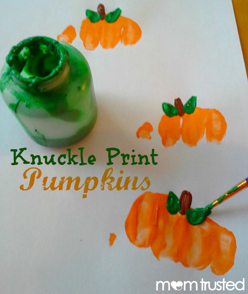 Preschool Pumpkin Project: making pumpkin prints with your knuckles 20120921 171018a1 861x1024 