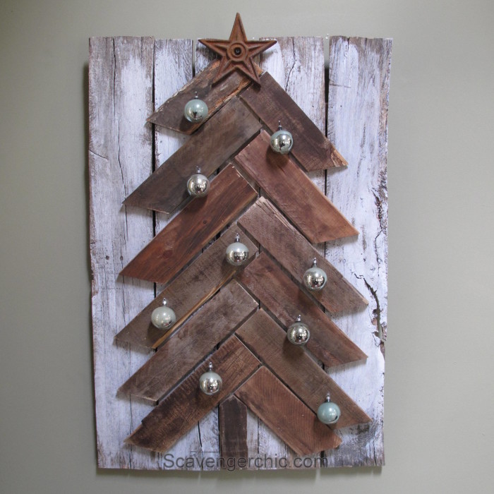 Easy diy Pallet Wood Christmas Tree