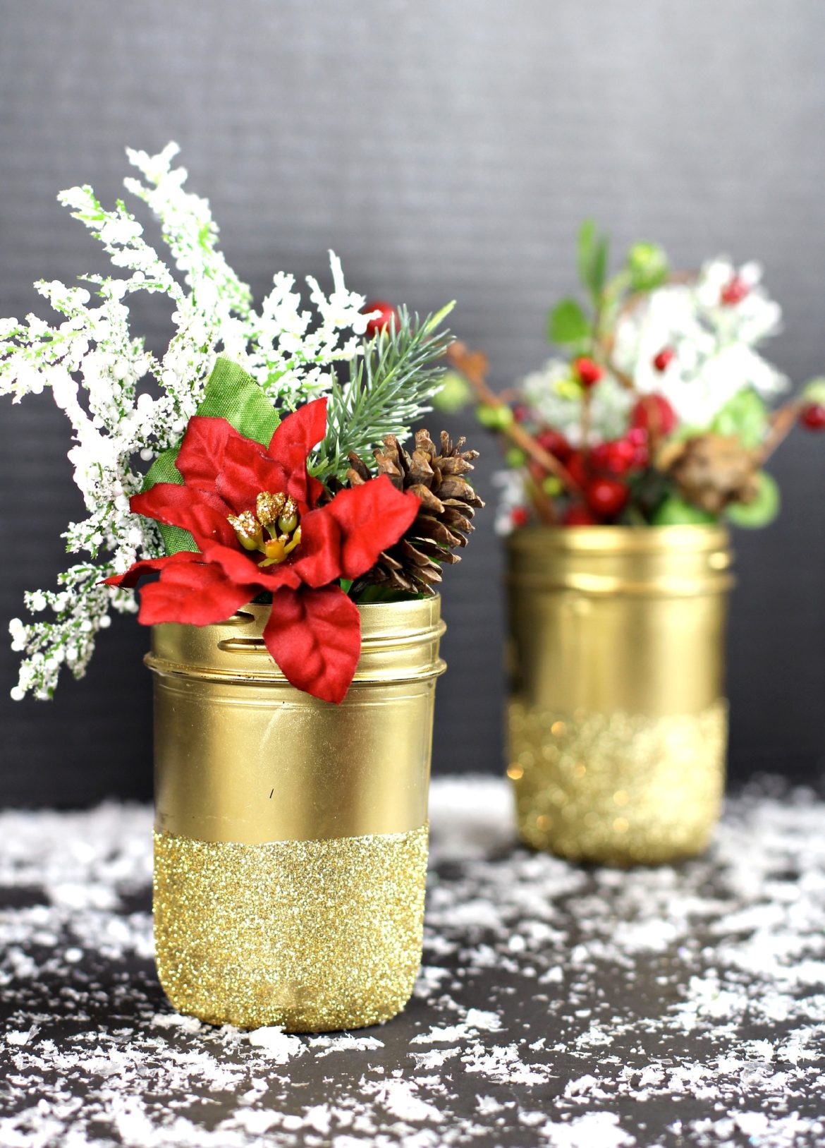 Glittered jar 3