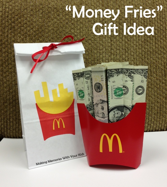 Money Fries Gift Idea