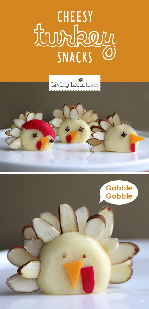 Kids will love these cute turkey cheese snacks! Serve at Thanksgiving or school lunches for healthy holiday fun.