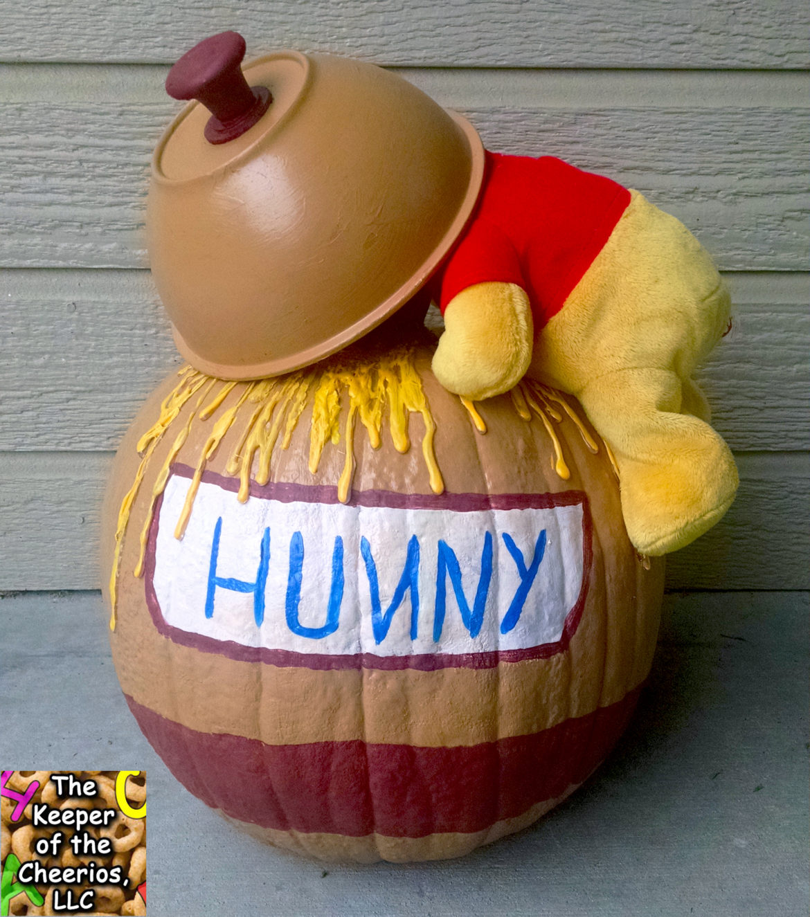 Winnie the Pooh Honey Pot Pumpkin - The Keeper of the Cheerios