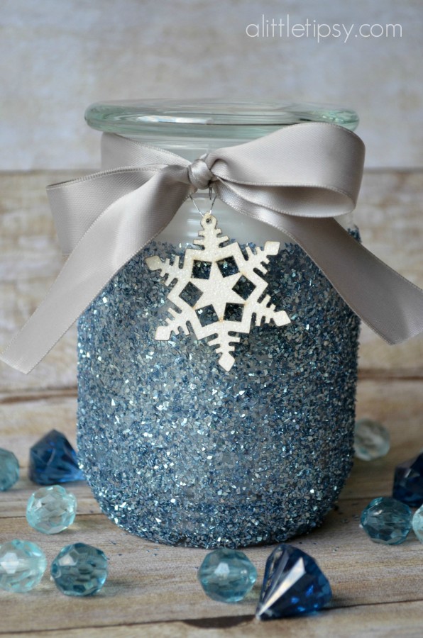  Glitter Candle Gift Idea