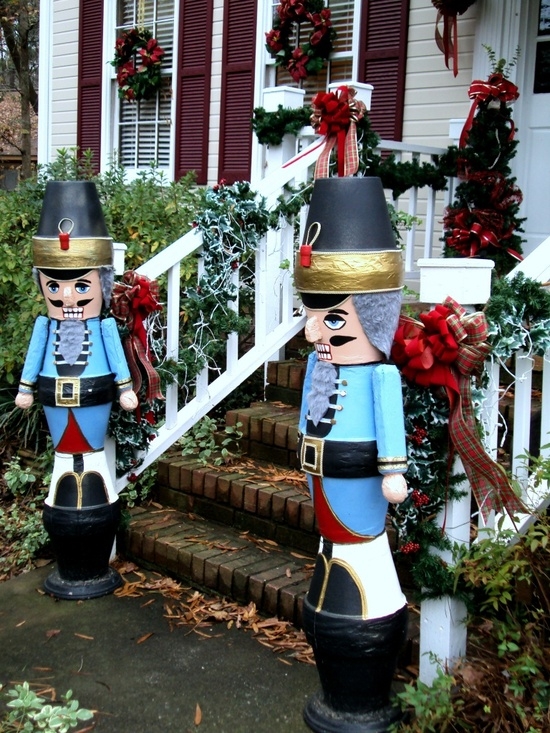 Clay pot nutcrackers guard your home at Christmas by anna.skaer