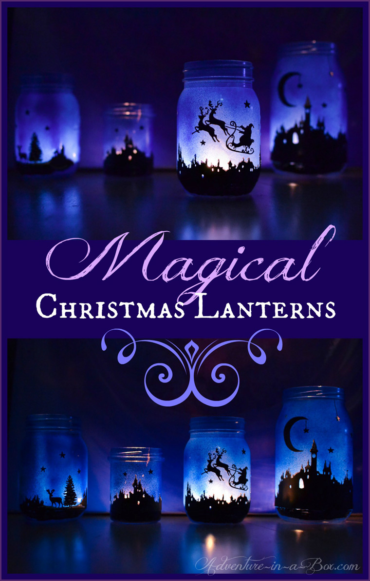 Magical Christmas Lanterns: DIY tutorial on how to turn Mason jars into lamps and create a simple Christmas decoration