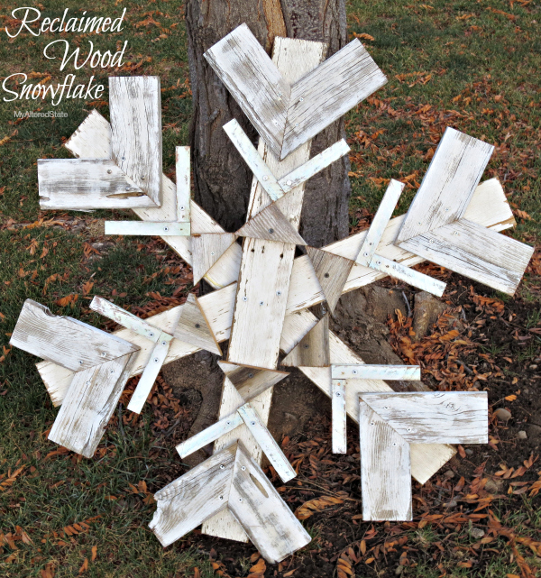 Reclaimed Wood Snowflake