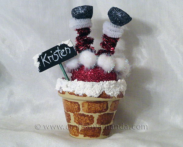 Santa Chimney Place Setting