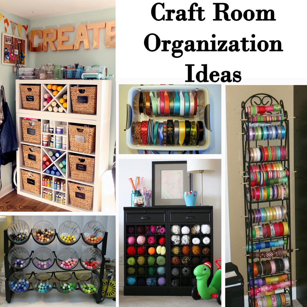 Craft Supplies Storage - Organize and Decorate Everything