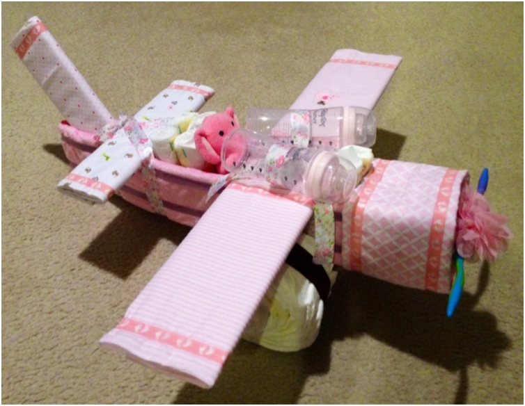 Airplane-Diaper-Cake