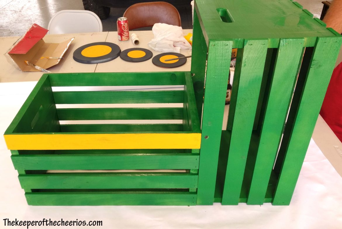 Tractor Toy Box The Keeper of the Cheerios