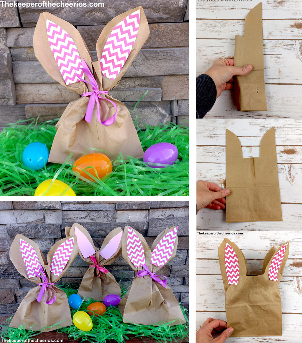 Easter Bunny Treat Bag Paper Gift Wrapping Lifepharmafze