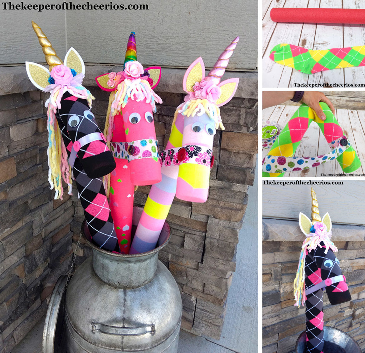 Caballo con churro piscina  Pool noodle horse, Construction paper