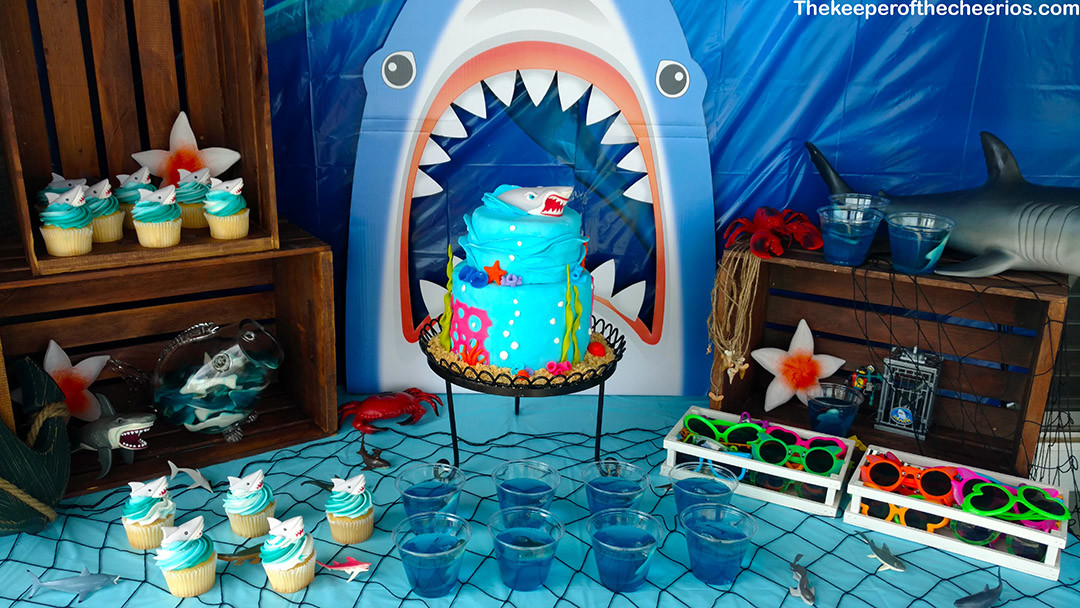 Shark Party Ideas - The Keeper of the Cheerios