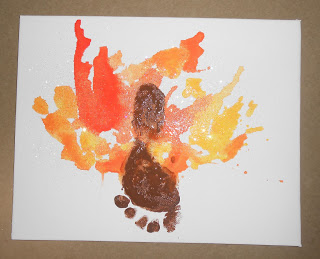 Turkey Straw Painting - The Keeper of the Cheerios