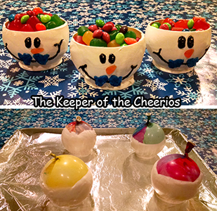 snowman candy cups sm