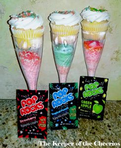 POP ROCK CUPCAKE FLUTES - The Keeper of the Cheerios