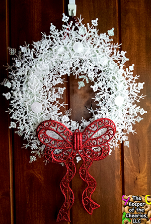 snowflake wreath sm