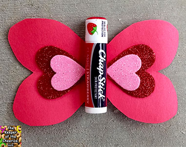 Butterfly Chapstick Valentine sm