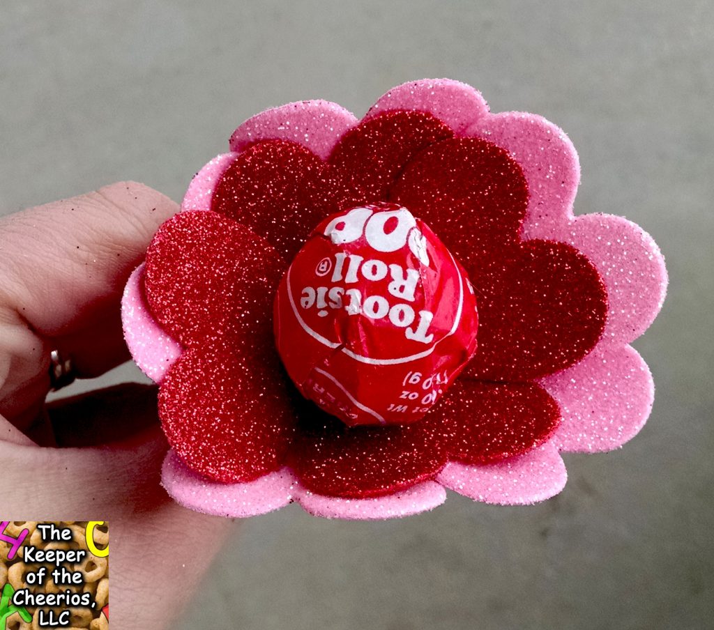 Sucker Flower Valentine's Day Craft