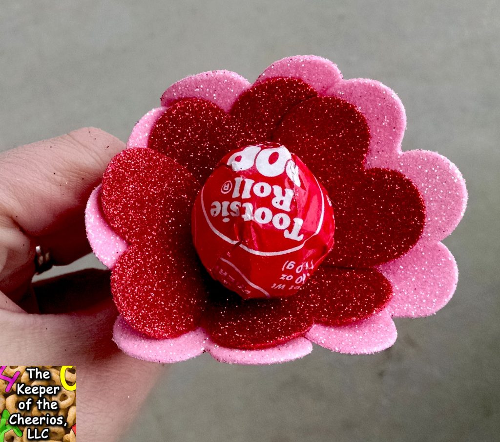 Heart Flower Sucker Valentine - The Keeper of the Cheerios