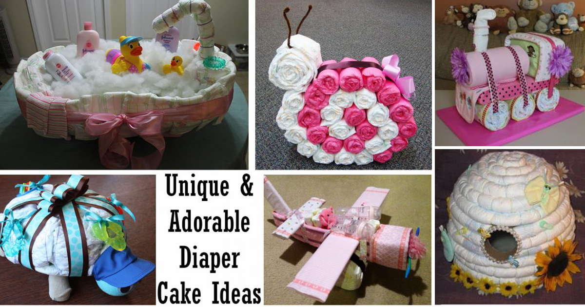 girl nappy cake ideas