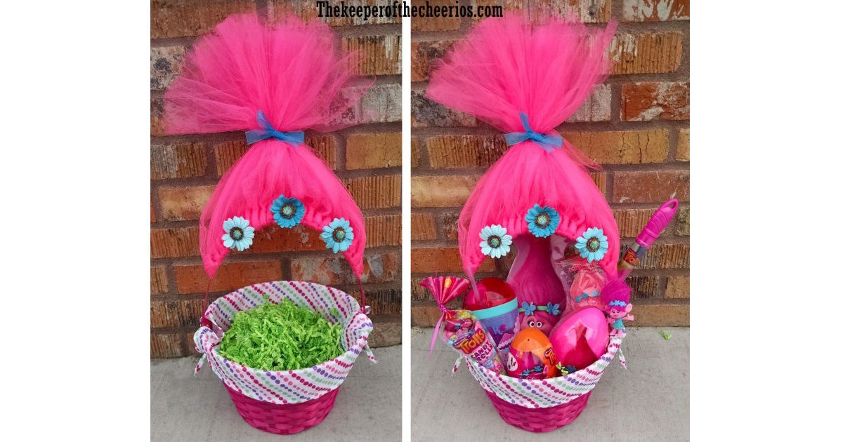 Trolls Movie Easter Basket Idea