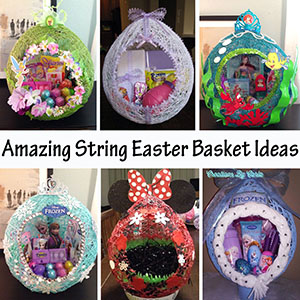 Amazing String Easter Basket Ideas sm