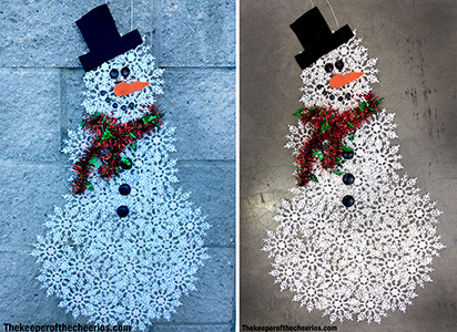 snowflake snowman sq smm