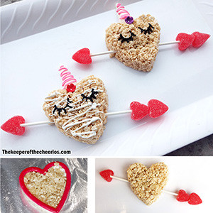 UNICORN RICEKRISPIE TREAT VALENTINES SM