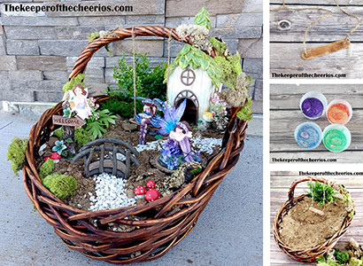 easter basket fairy garden sm