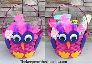 owl Easter basket smm