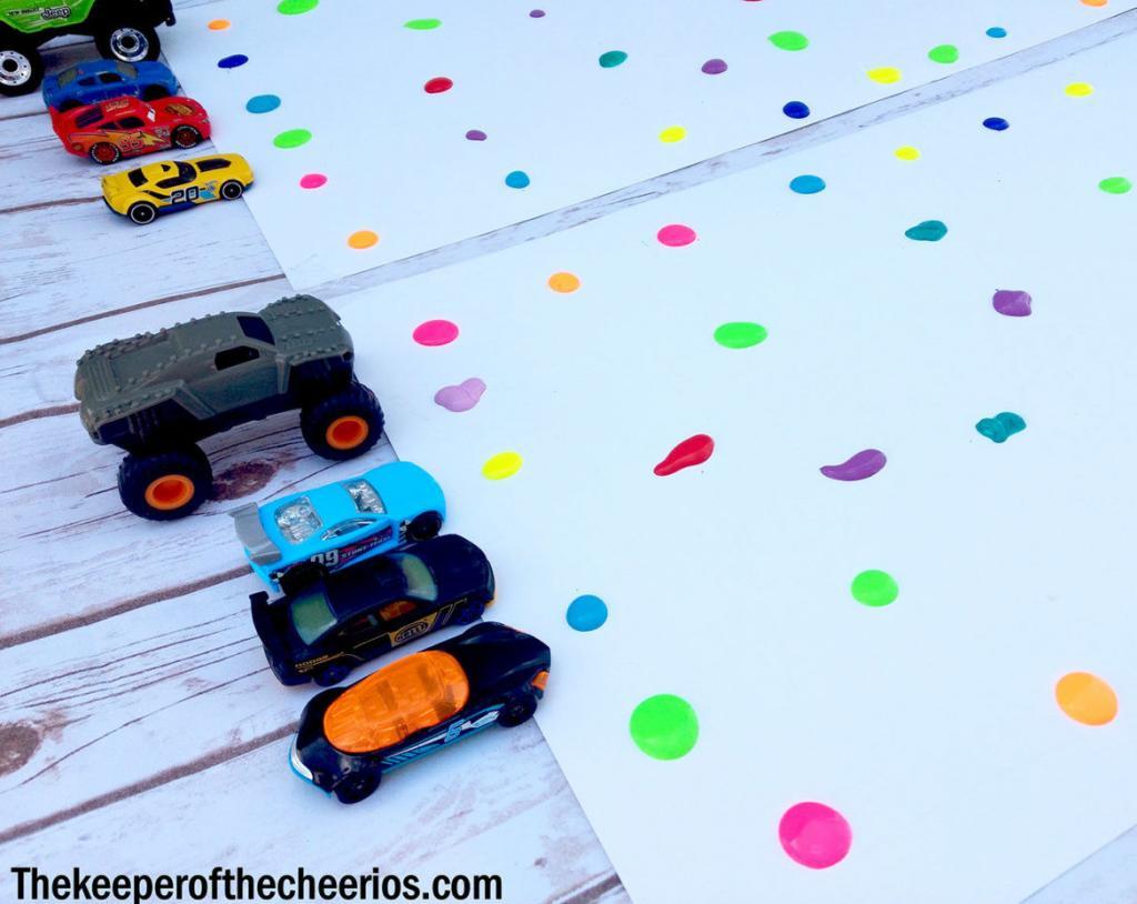 Painting With Cars The Keeper of the Cheerios