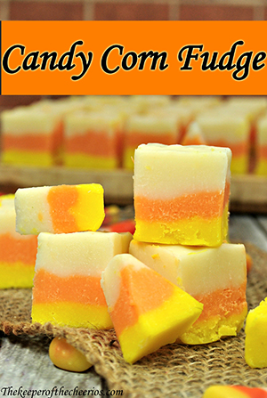 Candy corn fudge smm