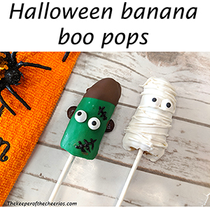 Halloween Bananna boo pops smmm