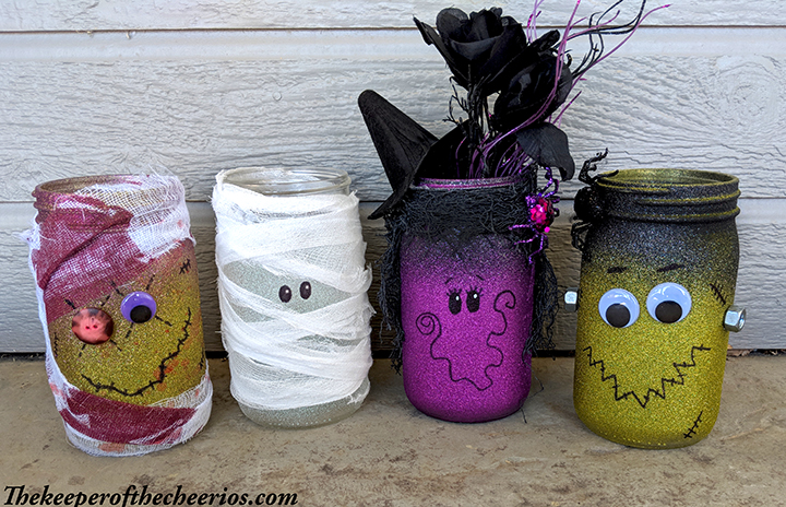 Mason Jar Drink Glasses for Halloween