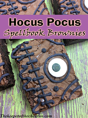 Hocus pocus spellbook brownie sm