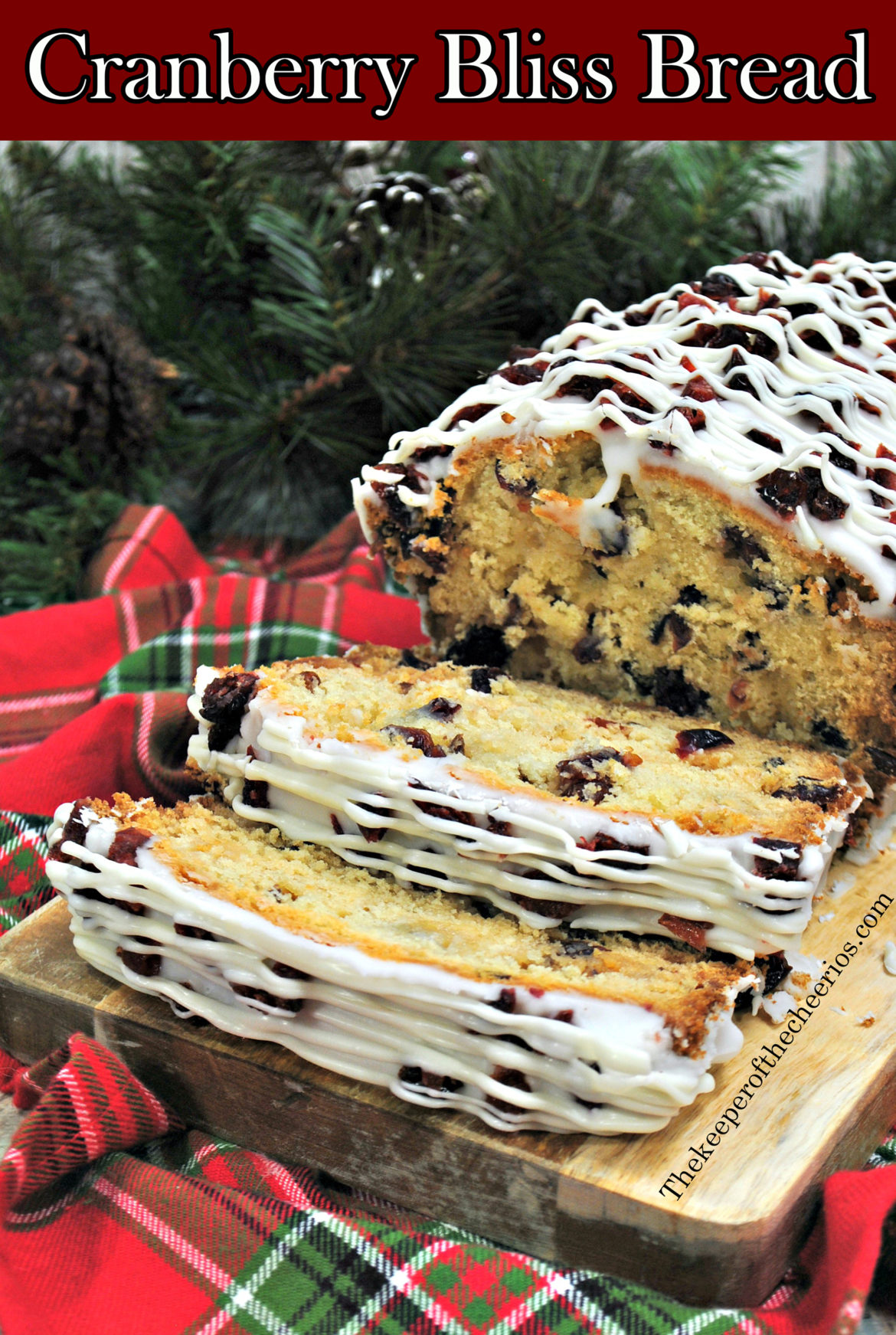 Cranberry Bliss Bread - The Keeper of the Cheerios