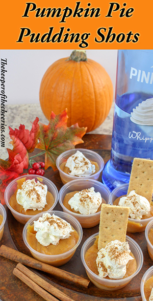 Pumpkin Pie Pudding Shots sm