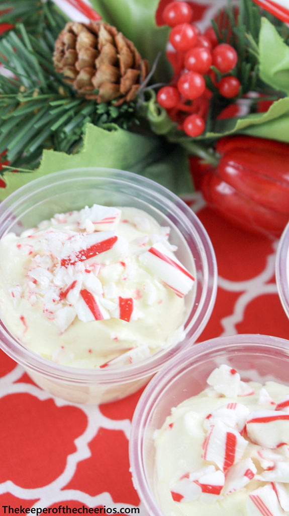 Candy Cane Pudding Shots The Keeper of the Cheerios