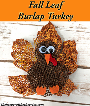 fall leaf burlap turkey smm