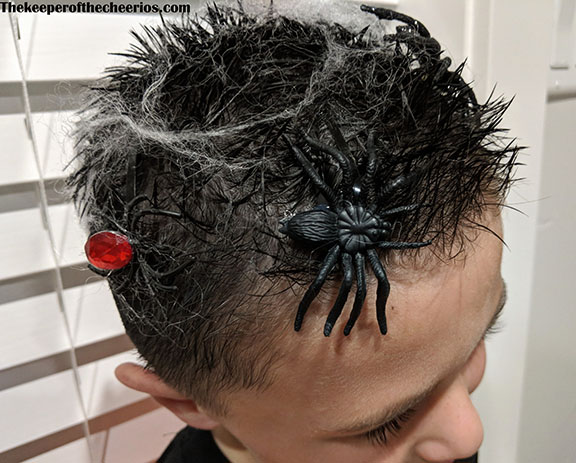 Crazy Hair Day Spiderweb - The Keeper of the Cheerios