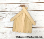 Craft Stick Nativity Scene and Manger - The Keeper of the Cheerios