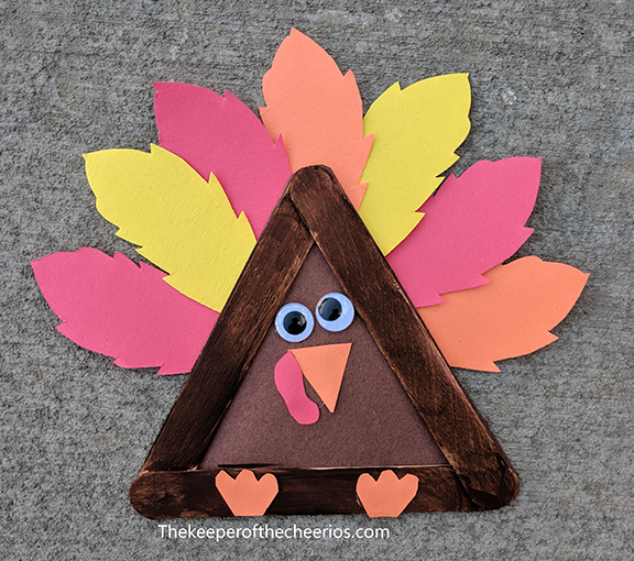 Popsicle Stick Turkey Craft – The Pinterested Parent
