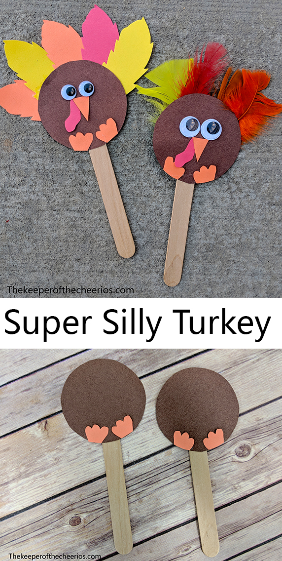 Super Silly Craft Stick Turkeys - The Keeper of the Cheerios