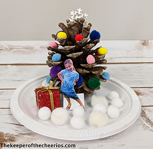 Cardboard Cone Christmas Elf - The Keeper of the Cheerios