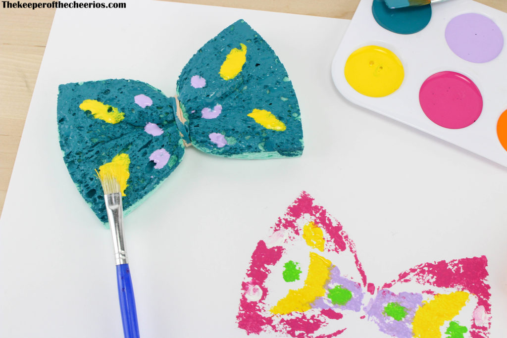 Butterfly Sponge Art The Keeper of the Cheerios